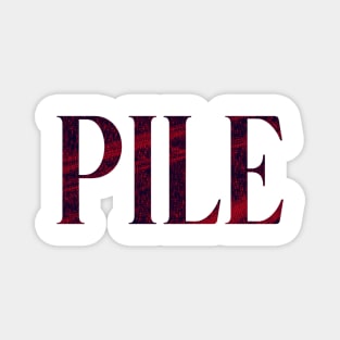 Pile - Simple Typography Style Magnet