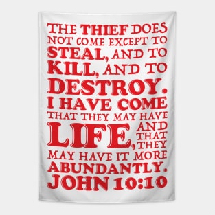 John 10:10 Tapestry