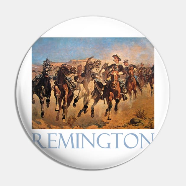 Western Art: Dismounted (1890) by Frederic Remington Pin by Naves