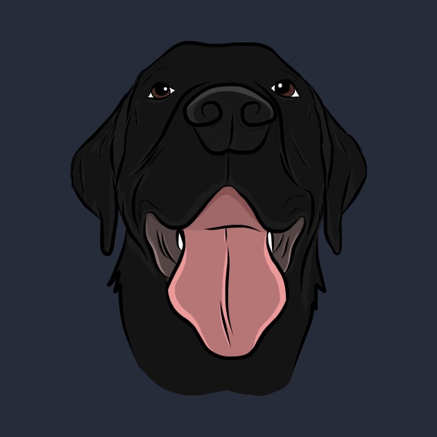 Happy Black Lab by rmcbuckeye