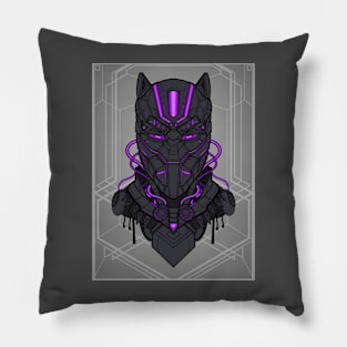 Black mask panther Pillow