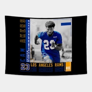 Cam Akers Paper Poster Tapestry