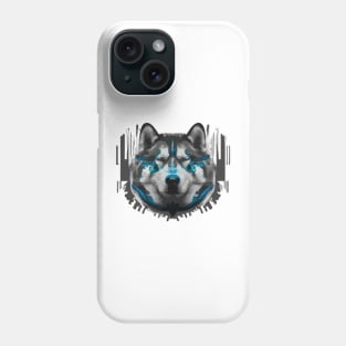 Malamute Futuristic Geometric Artwork Phone Case