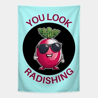 You Look Radishing | Radish Pun Tapestry