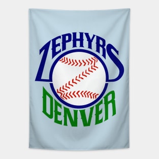 Defunct Denver Zephyrs Minor League Baseball 1989 Tapestry