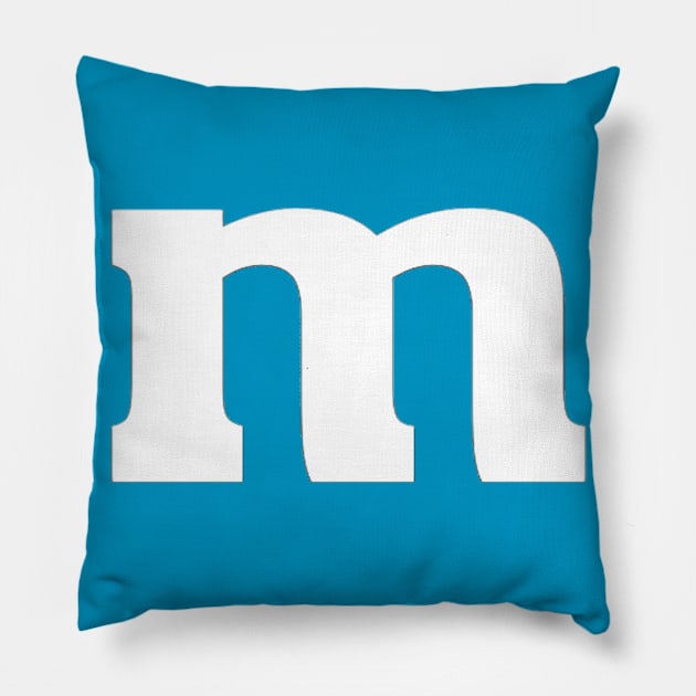 letter m Shirt lower case alphabet matching Tee Pillow by Genio01