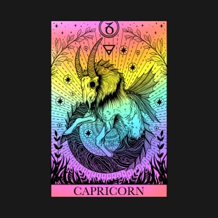 Zodiac sign tarot card Capricorn T-Shirt