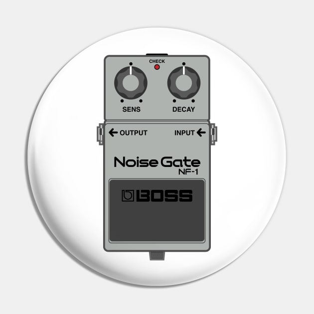 Boss NF-1 Noise Gate Guitar Effect Pedal Pin by conform