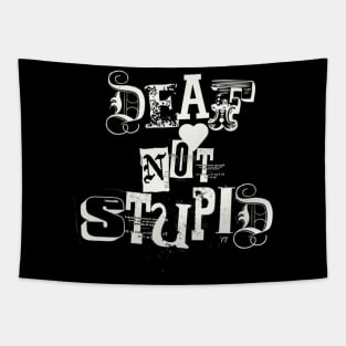 Deaf not stupid Tapestry