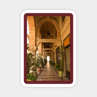 Ornate Portico in Treviso, Italy Magnet