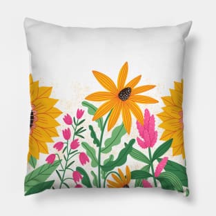 Bright summer flowers Pillow