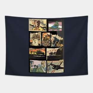 Army personnel. Tapestry