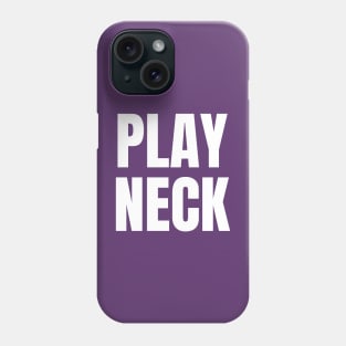 Play Neck White Phone Case