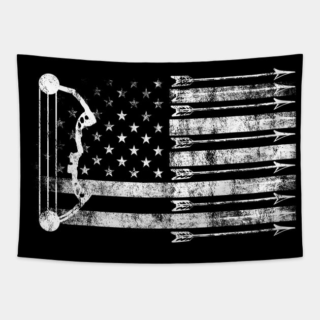 Hunting flag compound bow hoodie top