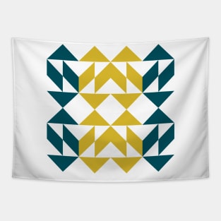 Modern Geometric Shapes Tapestry