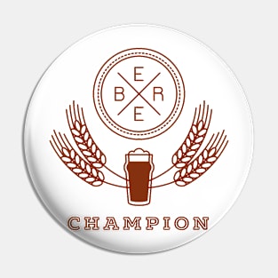 Beer Champion Pin