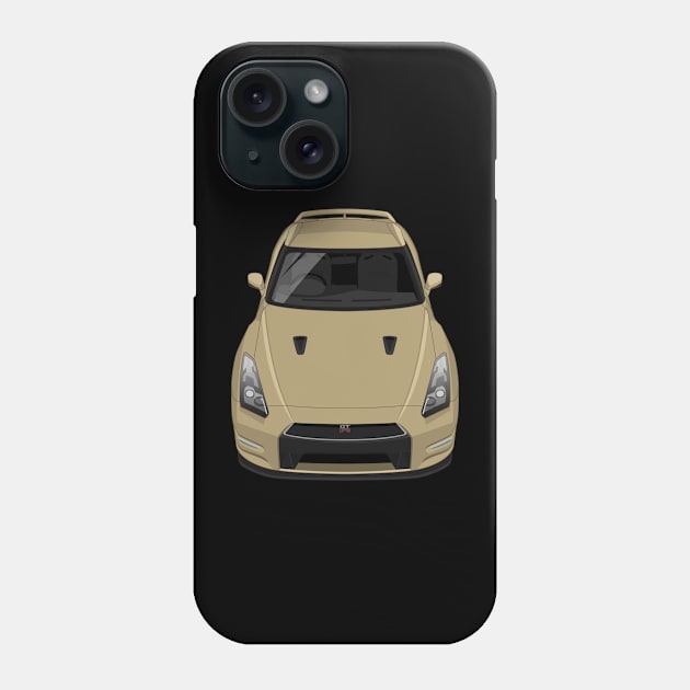 GTR R35 2007-2016 - Gold Phone Case by jdmart