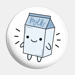 Kawaii Milk Carton Pin