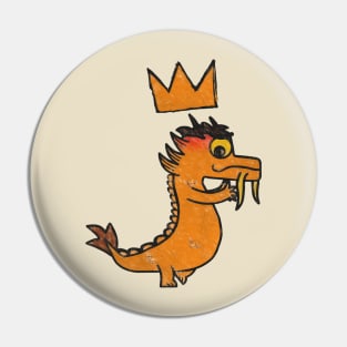 King Basquiat Crown Pin