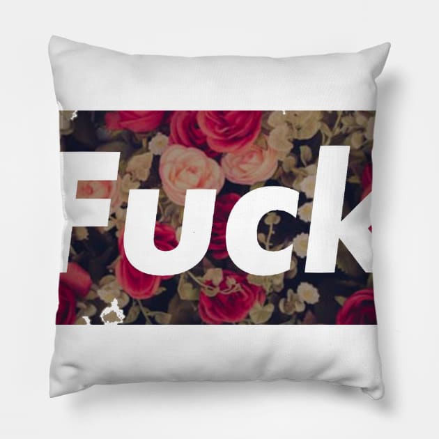 F word Pillow by Spicy Panda Stickers