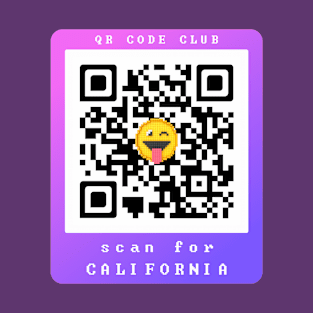 Scan for California, Qr Code Funny Memes -38 T-Shirt