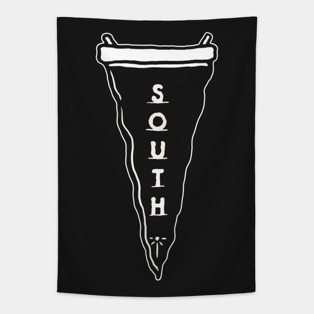 South Flags Vintage Retro Tapestry by Merchsides