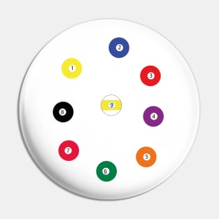 Snooker Balls Pin