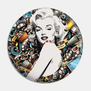 Marilyn Monroe vintage Pin