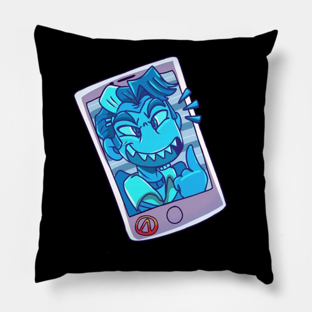 AI Jack Phone Pillow by SmolPlamp