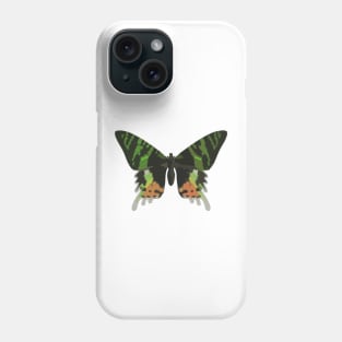 Madagascan Sunset Moth Digital Painting Phone Case