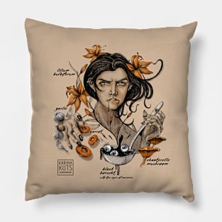 Orange Witch Pillow