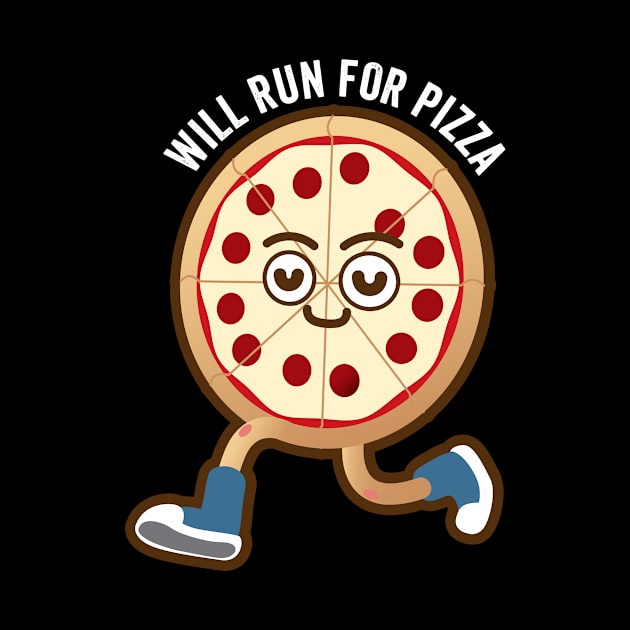 Will Run For Pizza by Waqasmehar