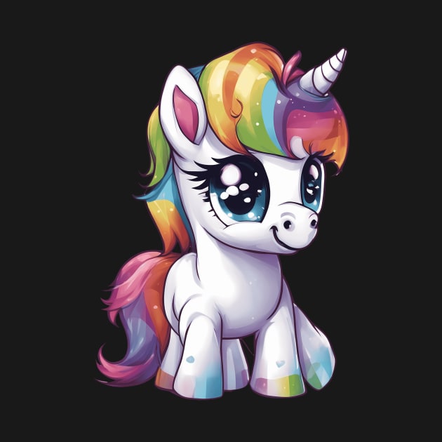 Baby Rainbow Unicorn by animegirlnft