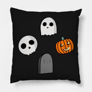 Spooky Halloween bois Pillow