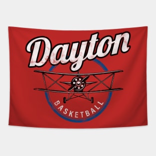 Support Dayton Basketball with this vintage design! Tapestry