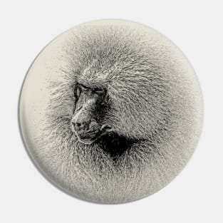 Baboon Pin