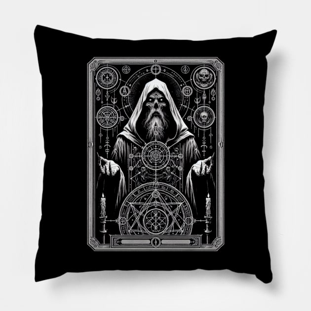 Wizard Tarot Pillow by OddlyNoir