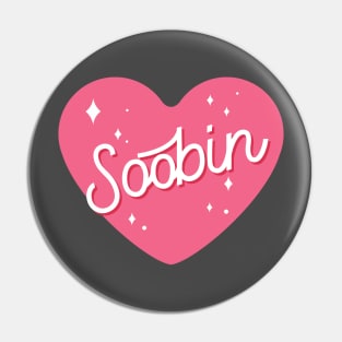 TXT Soobin name heart Pin