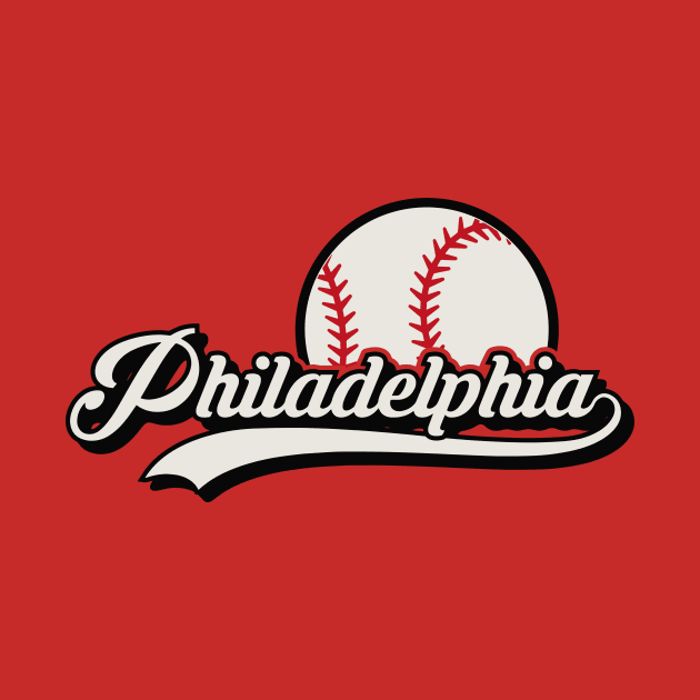 Philadelphia baseball vintage retro by wfmacawrub