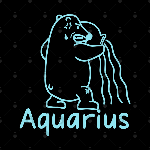 Aquarius Bear Cute 2 by Eyanosa