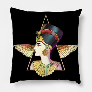 Goddess Nefertiti Ancient Egyptian Pillow