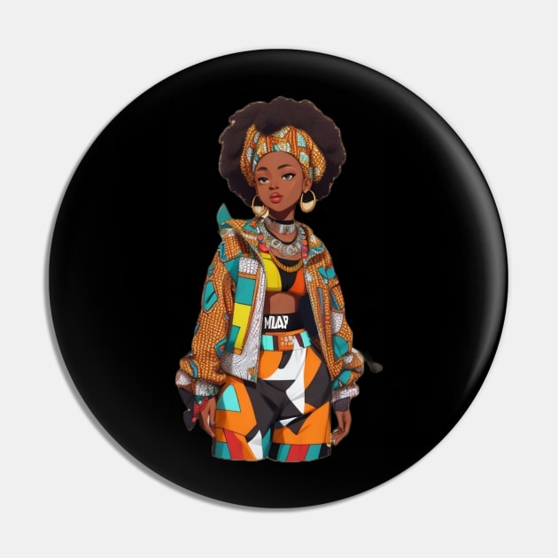 Hippie african beauty Pin by Khaoulagoodies