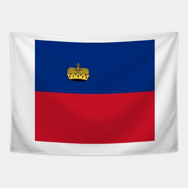 Liechtenstein flag Tapestry by flag for all