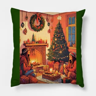 Boho Christmas Pillow