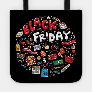 black Friday theme Tote