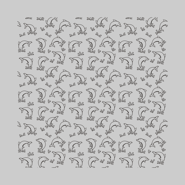 Dolphin Icons Pattern by sifis