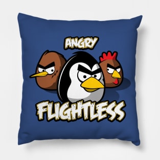 Angry flightless Pillow