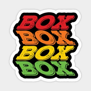 Box Box Box Box Magnet