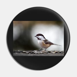 Perky Chickadee Pin