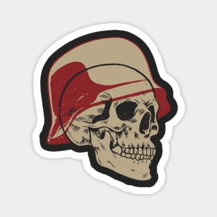 WW2 Germany Soldier Skull Magnet